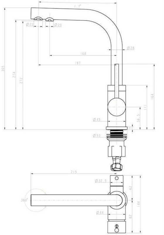Essen Es213011-307 терракот (с подкл. фильтра)
