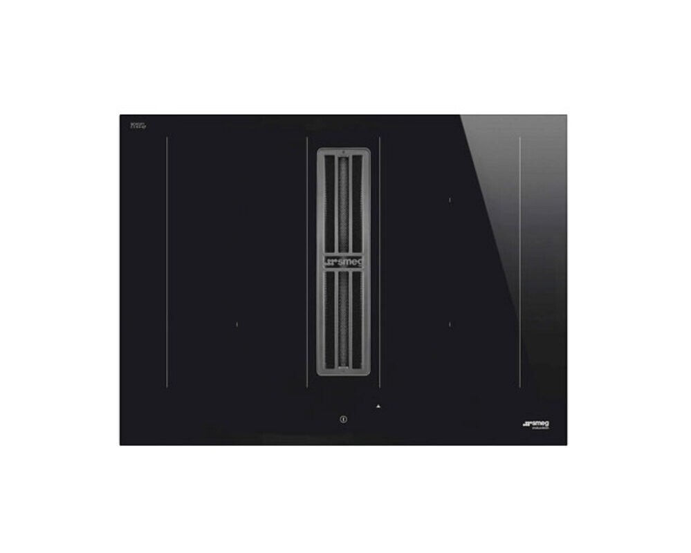 SMEG HOBD472D2 Индукционная варочная панель со встроенной вытяжкой, 70 см, Multizone, прямой край