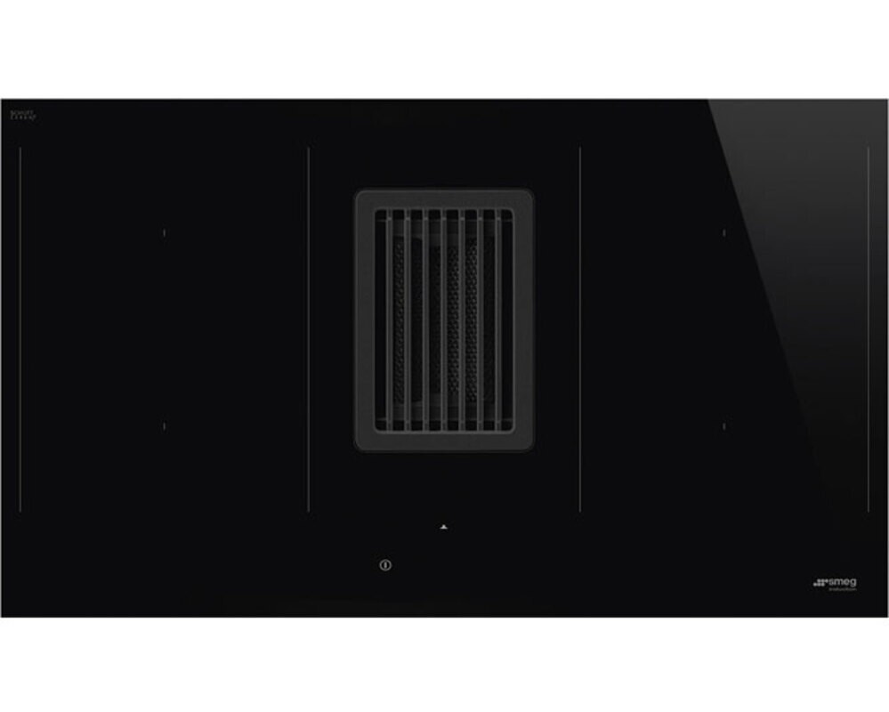 SMEG HOBD482D2 Индукционная варочная панель со встроенной вытяжкой, 80 см, Multizone, прямой край