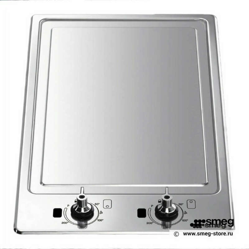 SMEG PGF30T-1 Электрический гриль Tepan Yaki, 31 см, установка с бортиком 3 мм.