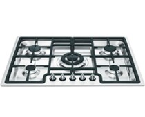 SMEG PGF75-4 Газовая варочная панель,72 см, нержавеющая сталь, низкий монтаж с бортиком 3 мм.