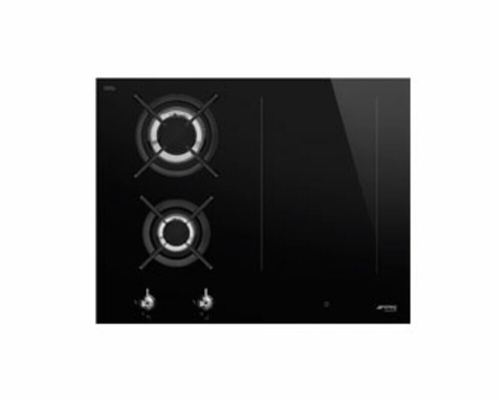 SMEG PM3643D Комбинированная варочная панель газ + индукция, 65 см, прямой край