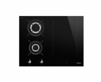 SMEG PM3643D Комбинированная варочная панель газ + индукция, 65 см, прямой край