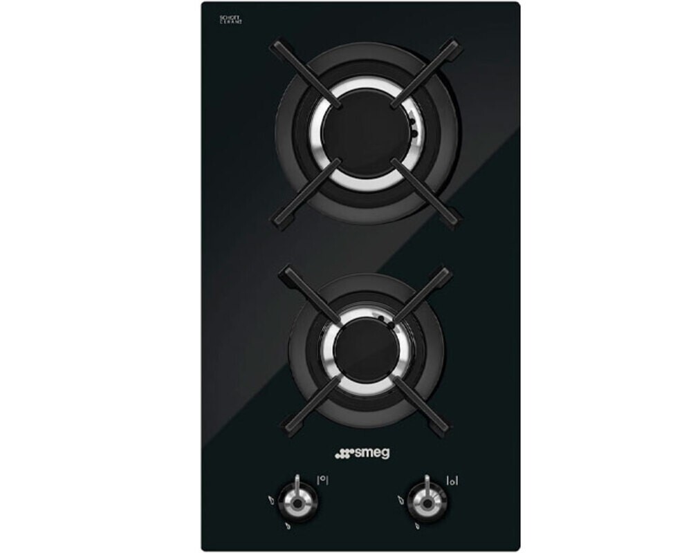 SMEG PV332CN Газовая варочная панель, 30 cм, черная стеклокерамика