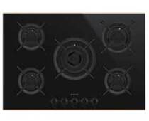 SMEG PV675CNR Газовая варочная панель,75 cм, черная стеклокерамика, медный профиль