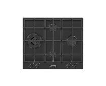 SMEG PX364LMB Газовая варочная панель, 60 см, цвет чёрный матовый