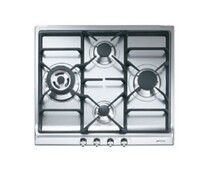SMEG SER60SGH3 Газовая варочная панель,60 cм, нержавеющая сталь, фурнитура серебристая.