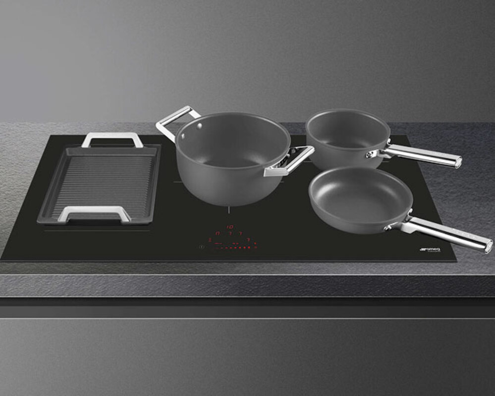 SMEG SI1M4954D Индукционная варочная панель, 90 см, Multizone, с функцией AutoVent 2.0, прямой край