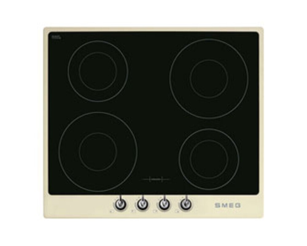 SMEG SI964PM Индукционная варочная панель, 60 см, кремовая, фурнитура Victoria.