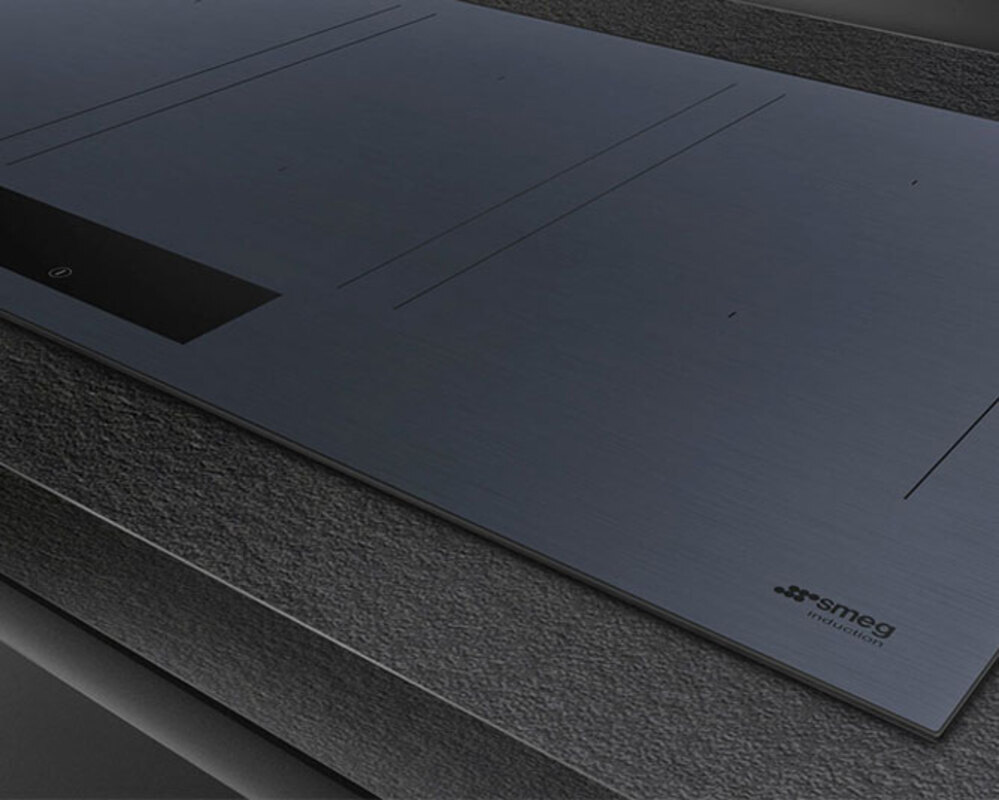 SMEG SIM1964D Индукционная варочная панель, 90 см, прямой край, цвет чёрный