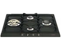 SMEG SR764AO Газовая варочная панель,60 см, антрацит, фурнитура латунная.