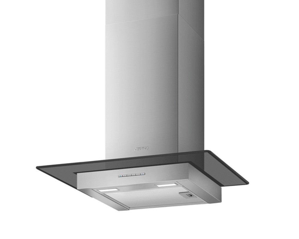 SMEG KBT600VE Вытяжка настенная, 60 см, нержавеющая сталь + стекло.