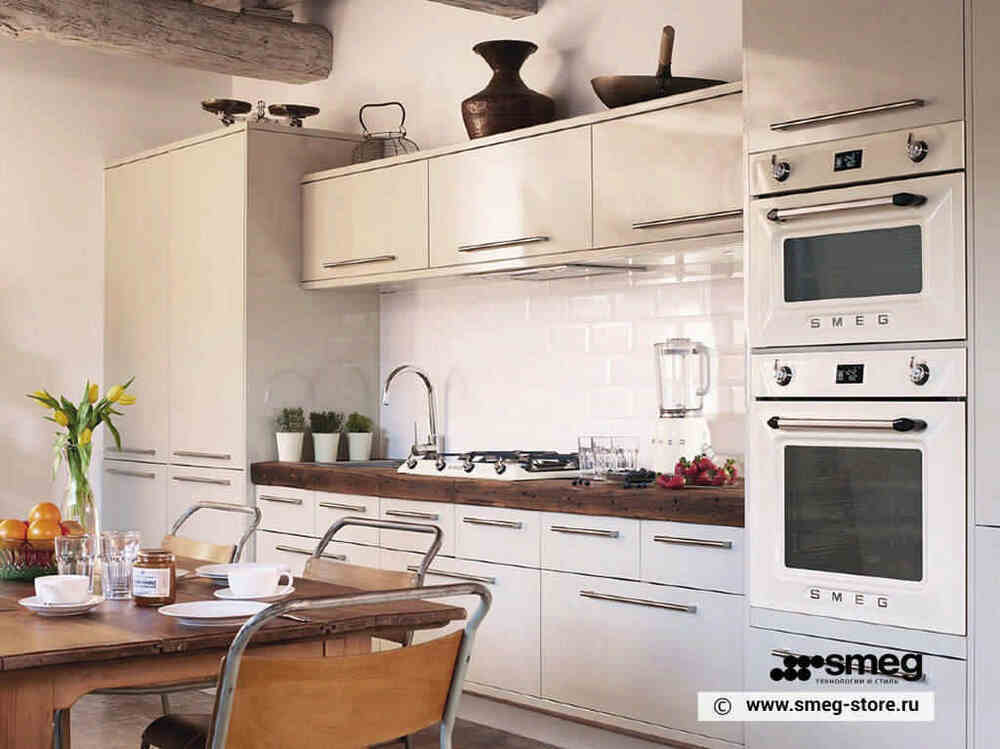 SMEG SR964PGH Газовая варочная панель,60 см, кремовая