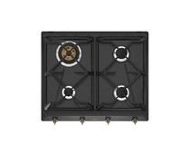 SMEG SRV864AOGH Газовая варочная панель,60 см, антрацит, фурнитура латунная.