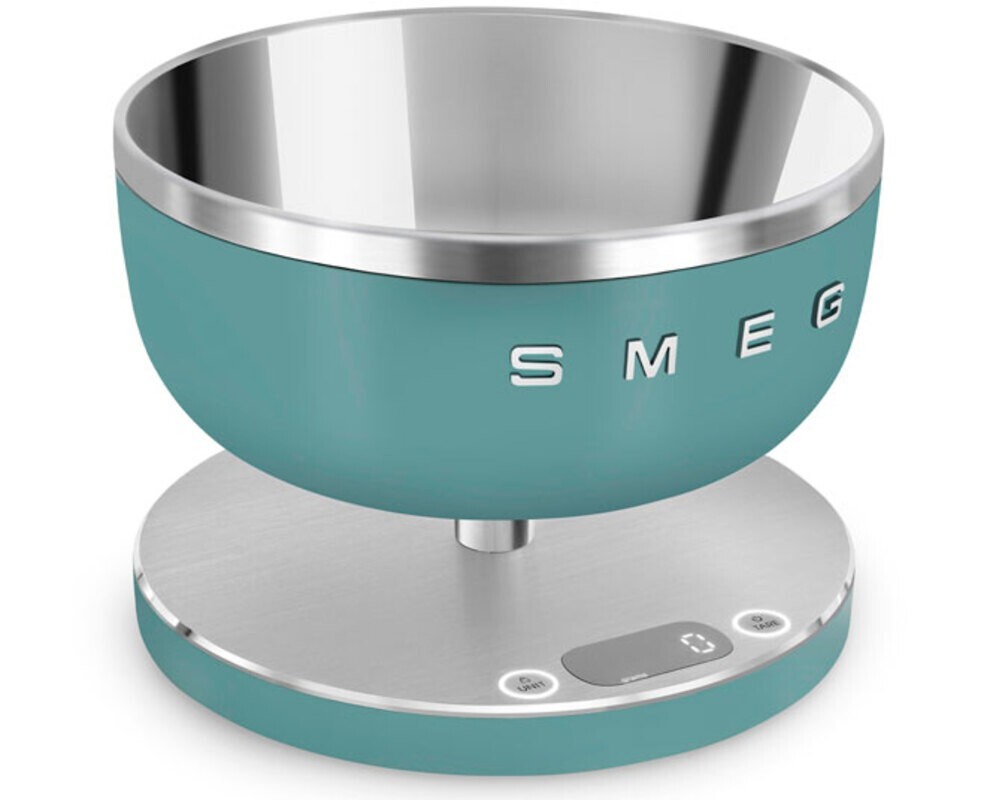 SMEG KSC01EGMWW Кухонные весы, цвет изумрудно-зеленый матовый