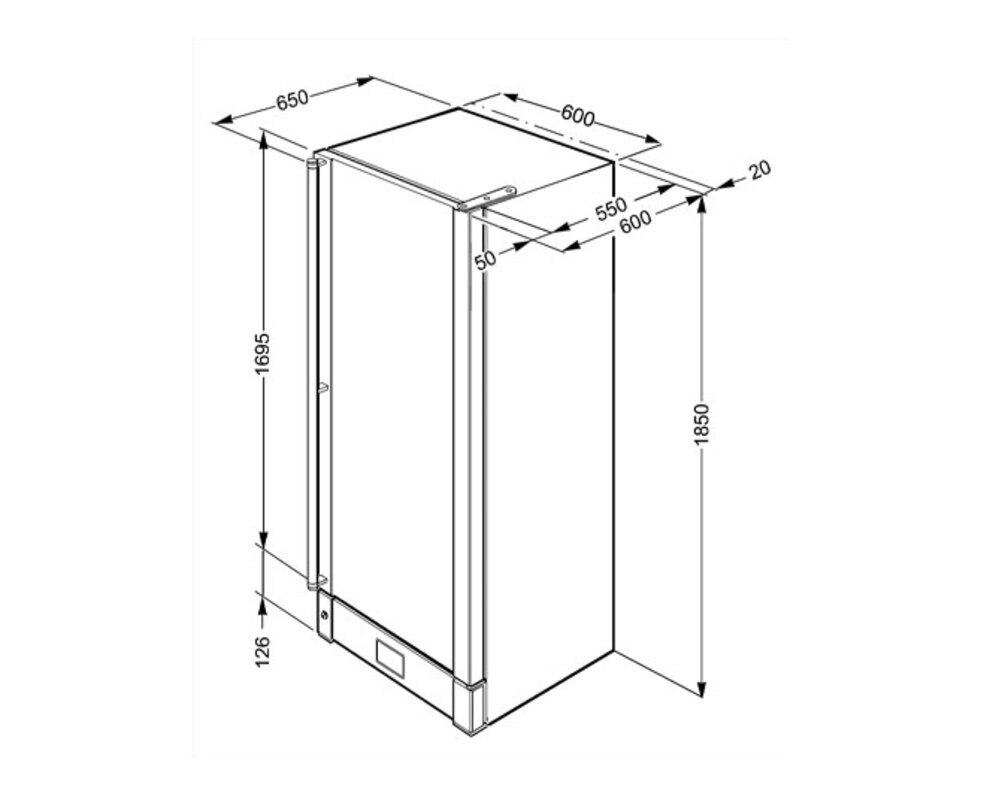 SMEG SCV115GS Отдельностоящий холодильный шкаф для вина, ширина 60 см