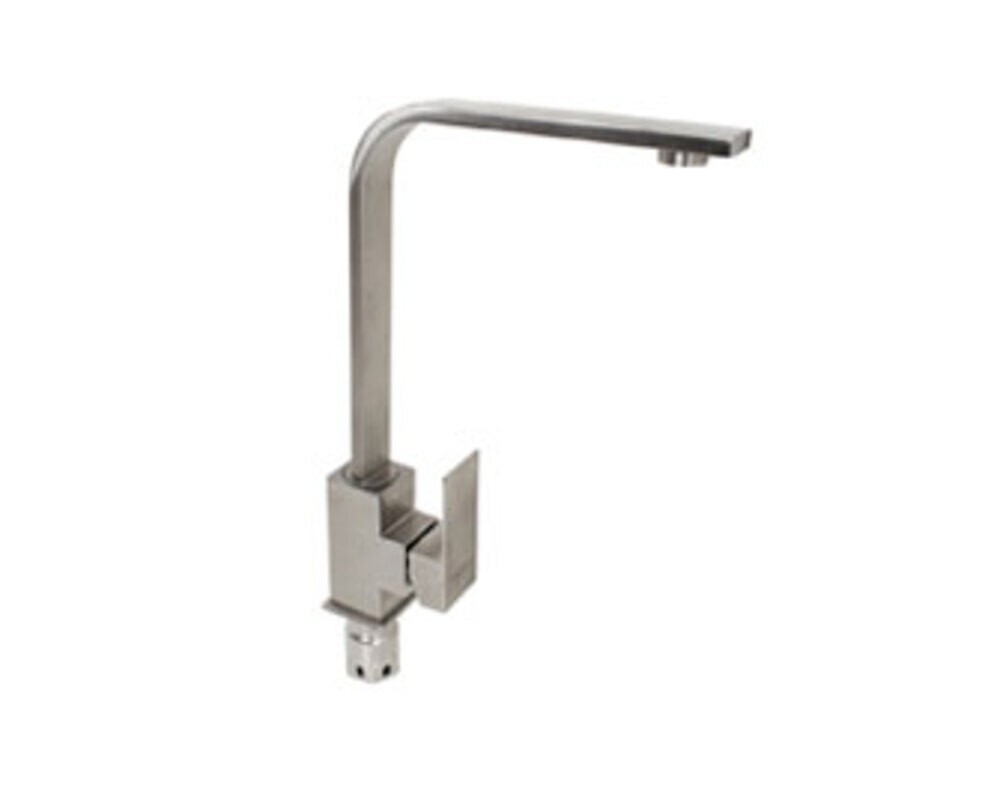 Смеситель 9205 квадратный корпус, из нерж. стали 304