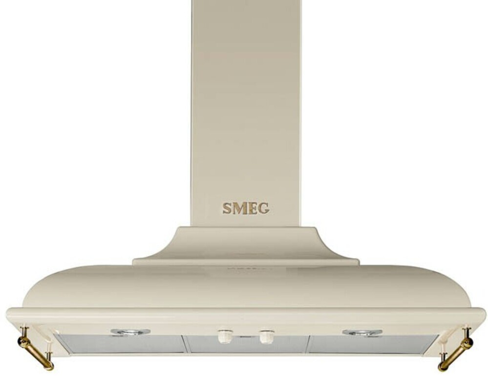 SMEG KC19POE Вытяжка настенная,89,5 см, кремовая