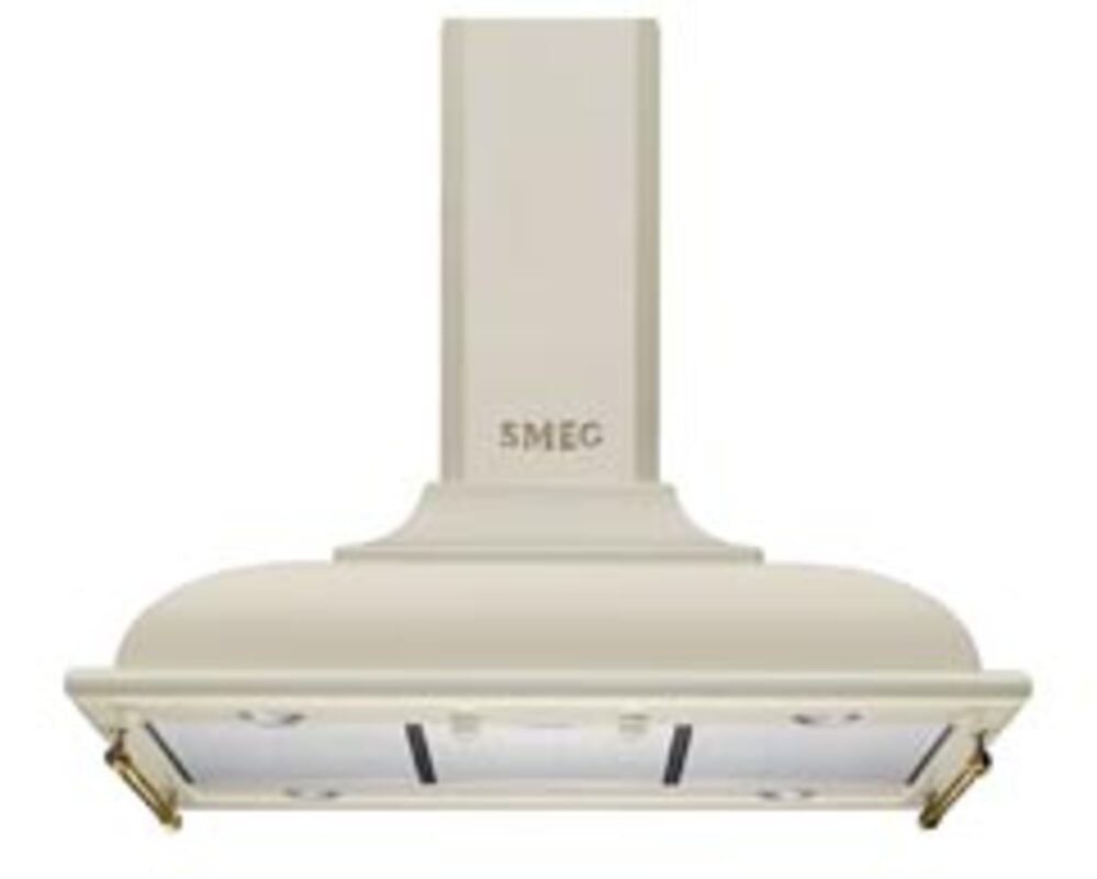 SMEG KCI19POE Вытяжка островная, 90 см,кремовая