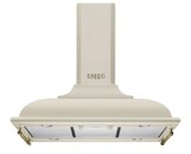 SMEG KCI19POE Вытяжка островная, 90 см,кремовая