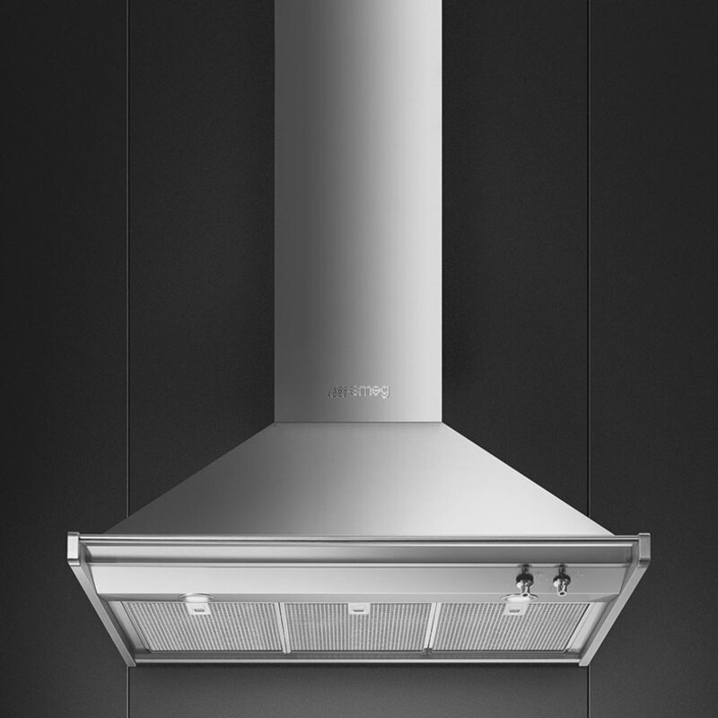 SMEG KD90HXE Вытяжка настенная, 90 см,нержавеющая сталь