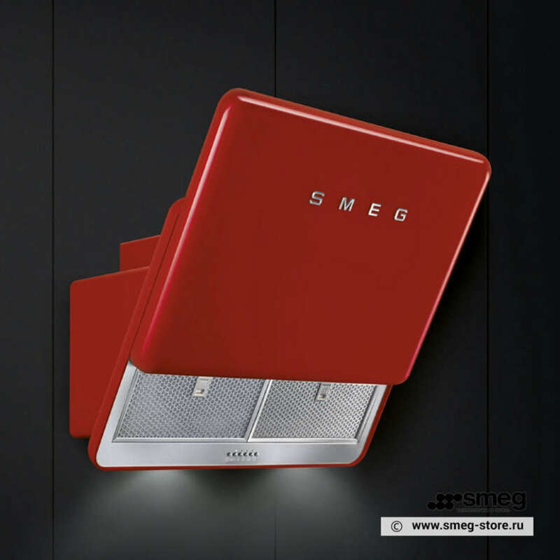 SMEG KFAB75RD Вытяжка настенная,75 см, красная