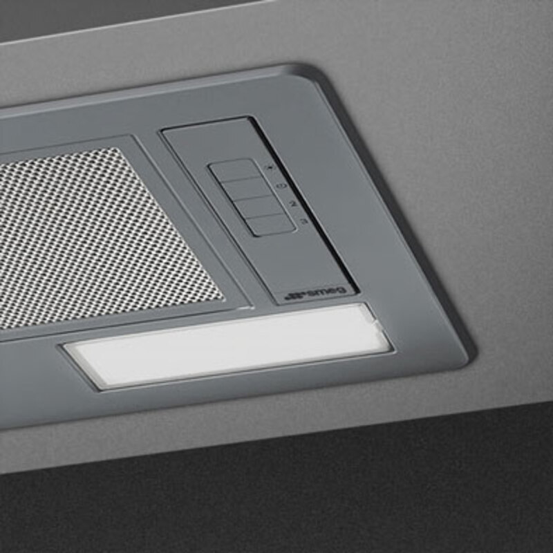 SMEG KSG52HE Встраиваемая вытяжка, 54 см, нержавеющая сталь.