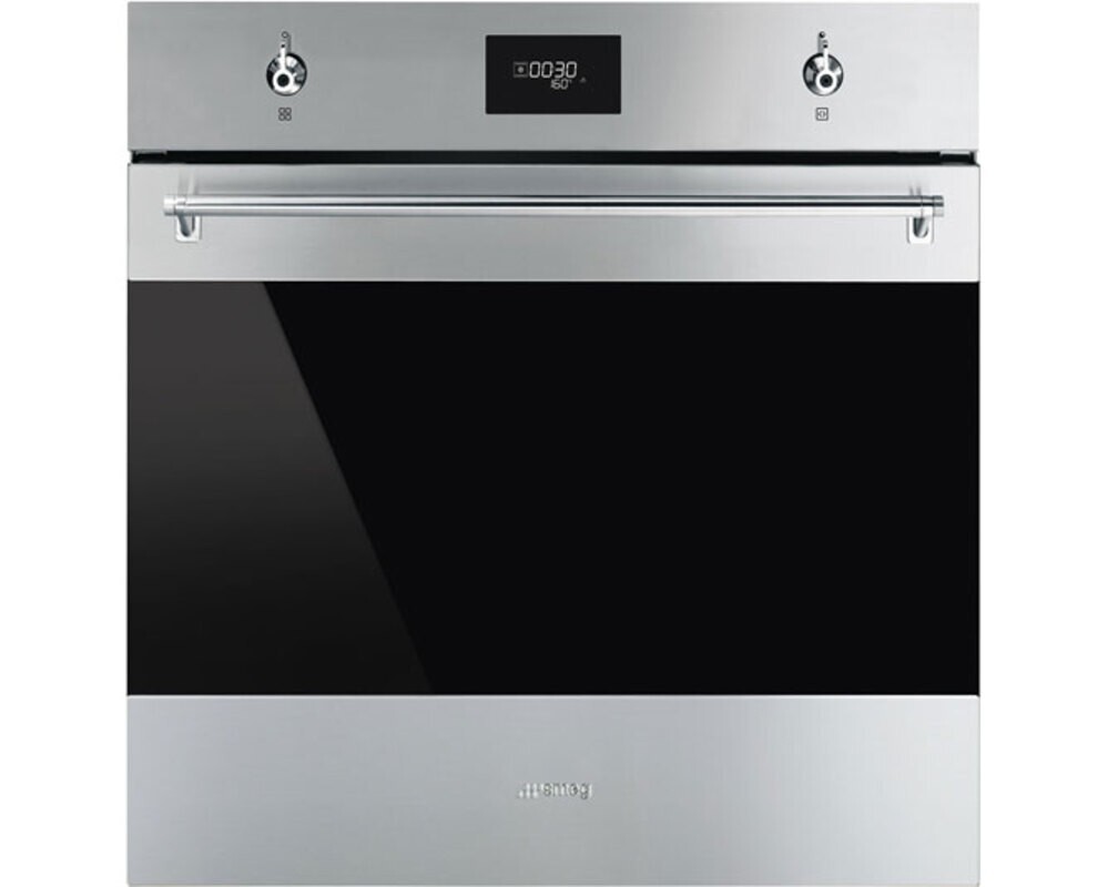 SMEG SF6301TVX Многофункциональный духовой шкаф, 60 см, 10 функций, нержавеющая сталь с обработкой против отпечатков пальцев