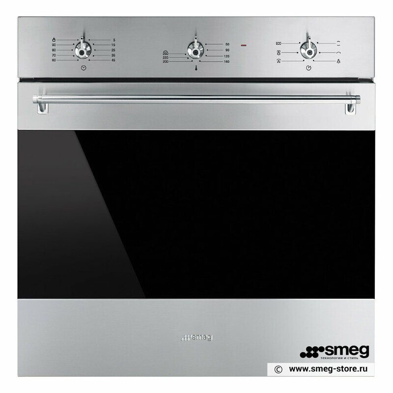 SMEG SF6381X Многофункциональный духовой шкаф,60 см, 6 функций, нержавеющая сталь.