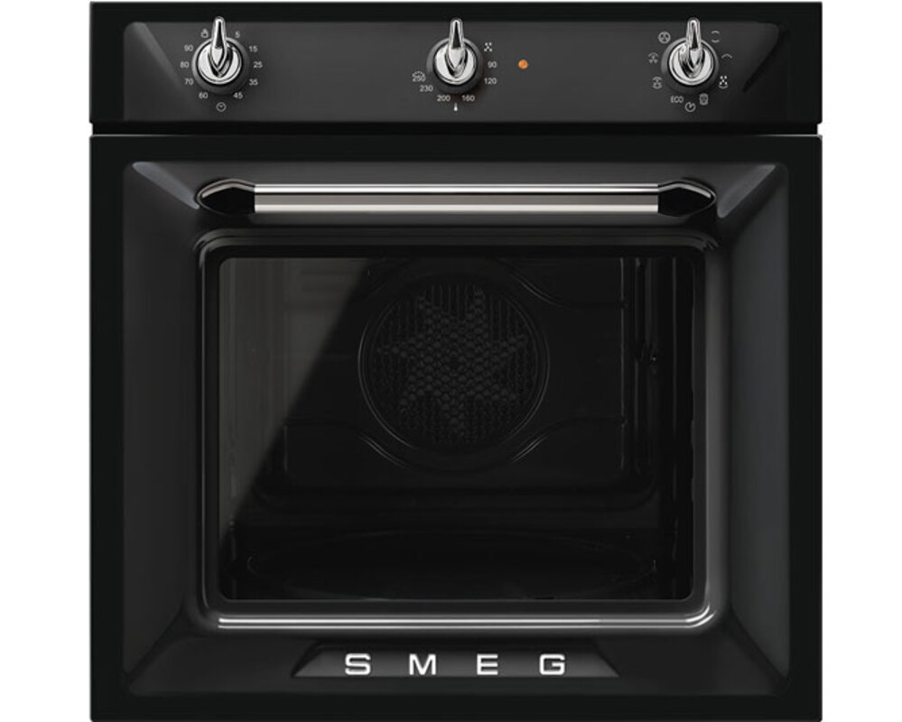 SMEG SF6905N1 Многофункциональный духовой шкаф, 60 см, 8 функций, черный