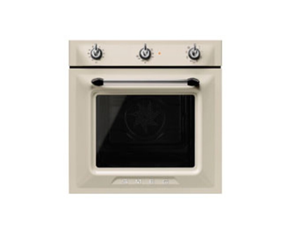 SMEG SF6905P1 Многофункциональный духовой шкаф, 60 см, 8 функций, кремовый