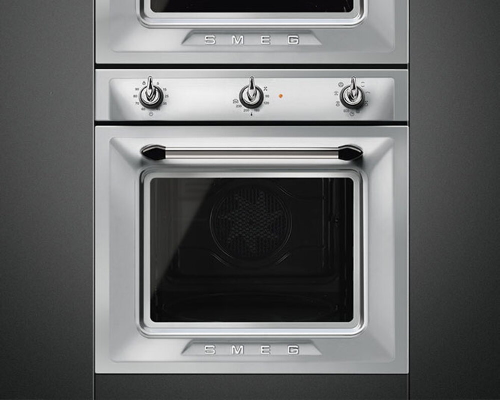 SMEG SF6905X1 Многофункциональный духовой шкаф, 60 см, 8 функций, нержавеющая сталь с обработкой против отпечатков пальцев.