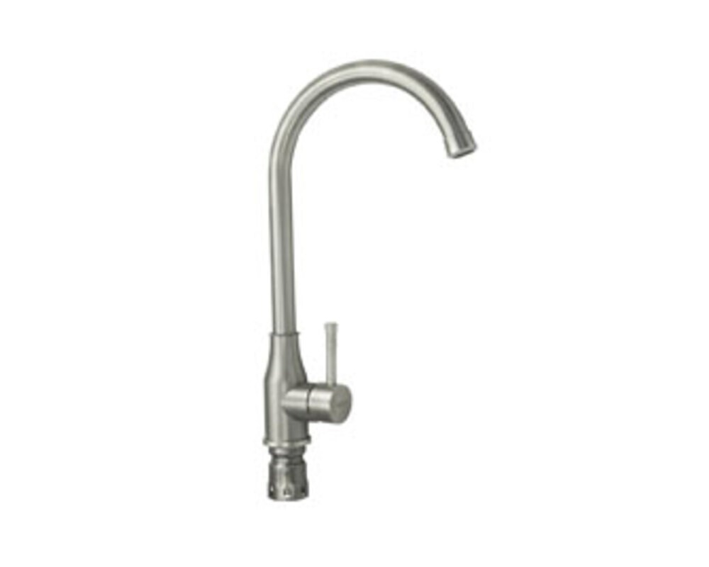 Смеситель 9104 С-образный излив, из нерж. стали 304