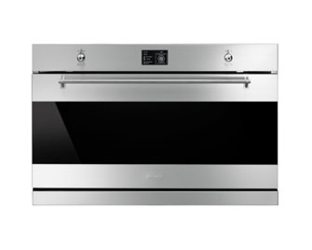 SMEG SFP9302TX Многофункциональный духовой шкаф с пиролизом, 10 функций, 90х60 см, нержавеющая сталь