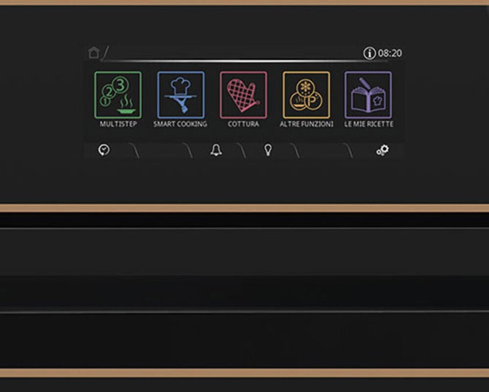 SMEG SO6606WAPNR Многофункциональный духовой шкаф с технологией Multitech  и SmegConnect, 60 см, 25 функций, чёрное стекло Eclipse