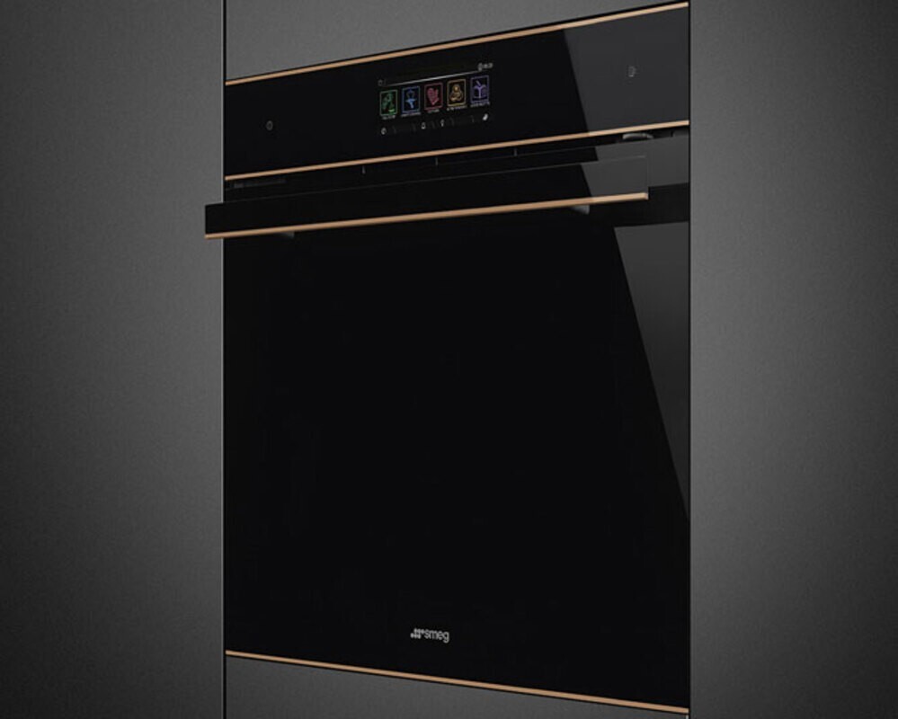 SMEG SO6606WAPNR Многофункциональный духовой шкаф с технологией Multitech  и SmegConnect, 60 см, 25 функций, чёрное стекло Eclipse