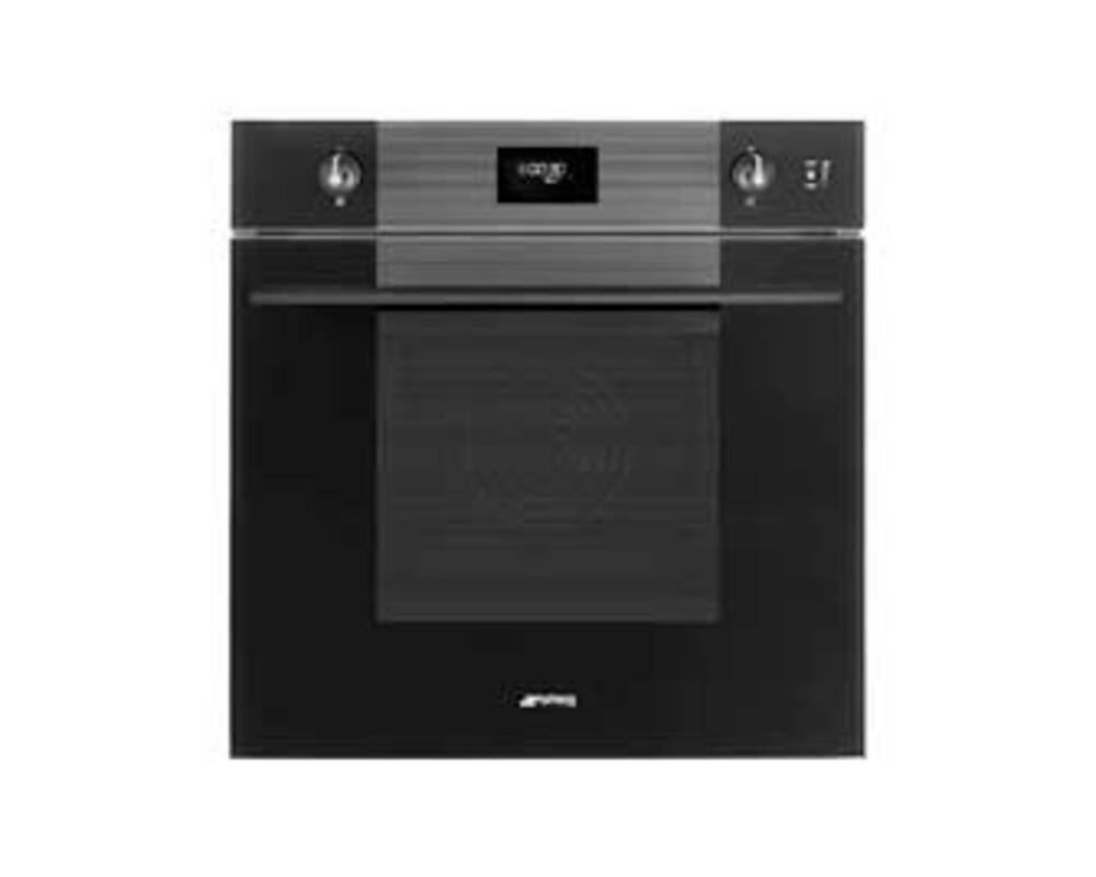 SMEG SO6101S2B3 Многофункциональный духовой шкаф с пароувлажнением, 60 см, 11 функций, чёрное стекло