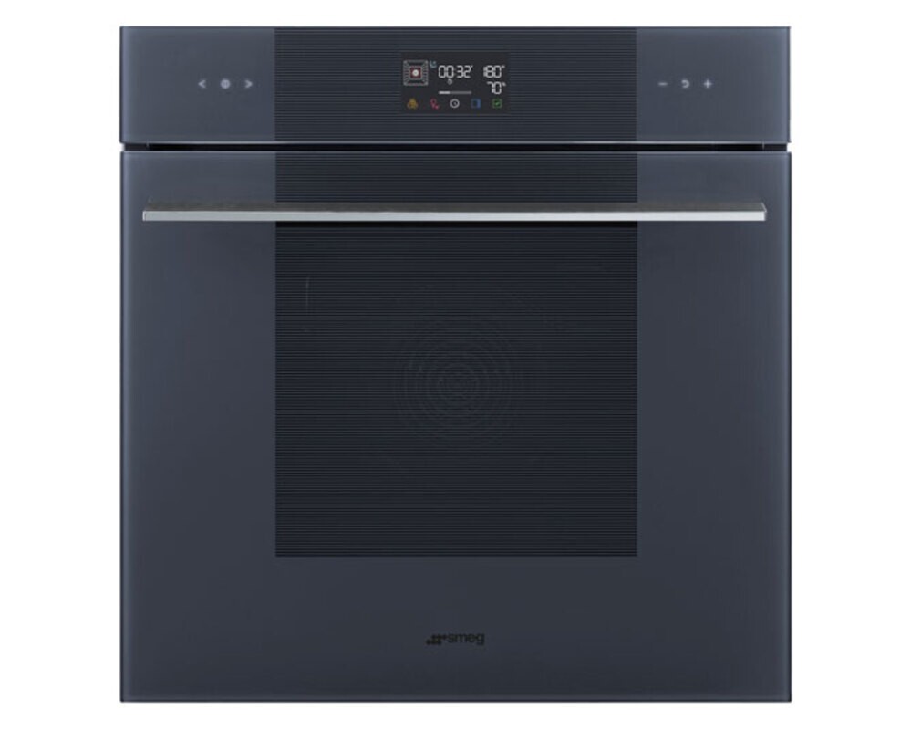 SMEG SO6102S3PG Многофункциональный духовой шкаф, комбинированный с паром, 60 см, 12 функций, стекло Neptune grey