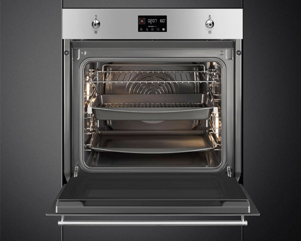 SMEG SO6302TX Многофункциональный духовой шкаф, 60 см, 10 функций, нержавеющая сталь