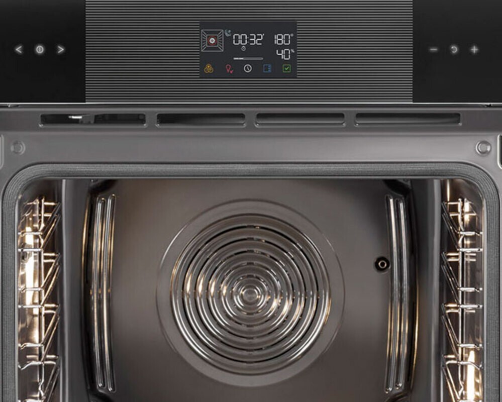 SMEG SOP6102S2PB3 Многофункциональный духовой шкаф с пиролизом и пароувлажнением, 60 см, 12 функций, чёрное стекло