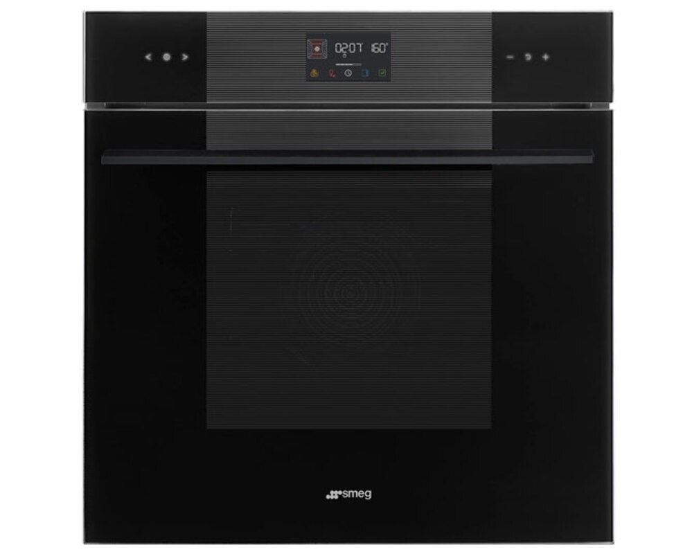 SMEG SOP6102TB3 Многофункциональный духовой шкаф с пиролизом, 60 см, 10 функций, чёрное стекло