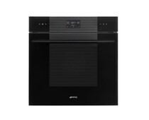 SMEG SOP6102TB3 Многофункциональный духовой шкаф с пиролизом, 60 см, 10 функций, чёрное стекло