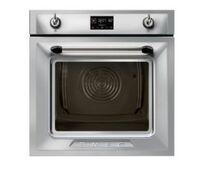 SMEG SOP6902S2PX Многофункциональный духовой шкаф с пароувлажнением и пиролизом, 60 см, 12 функций, нержавеющая сталь с обработкой против отпечатков пальцев