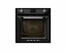 SMEG SOP6902S2PN Многофункциональный духовой шкаф с пароувлажнением и пиролизом, 60 см, 12 функций, цвет чёрный
