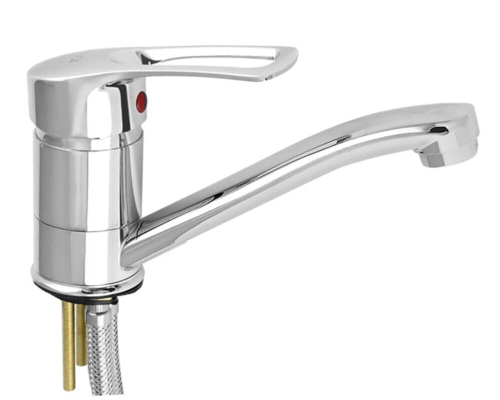 Смеситель TORNADO 4204s однорычажный короткий излив, хром