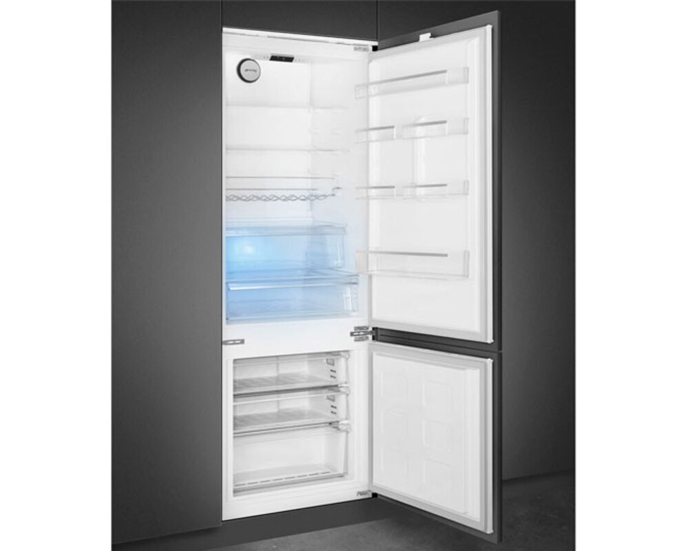 SMEG C875TNE Встраиваемый комбинированный холодильник, ширина 68,9 см, полный No-Frost
