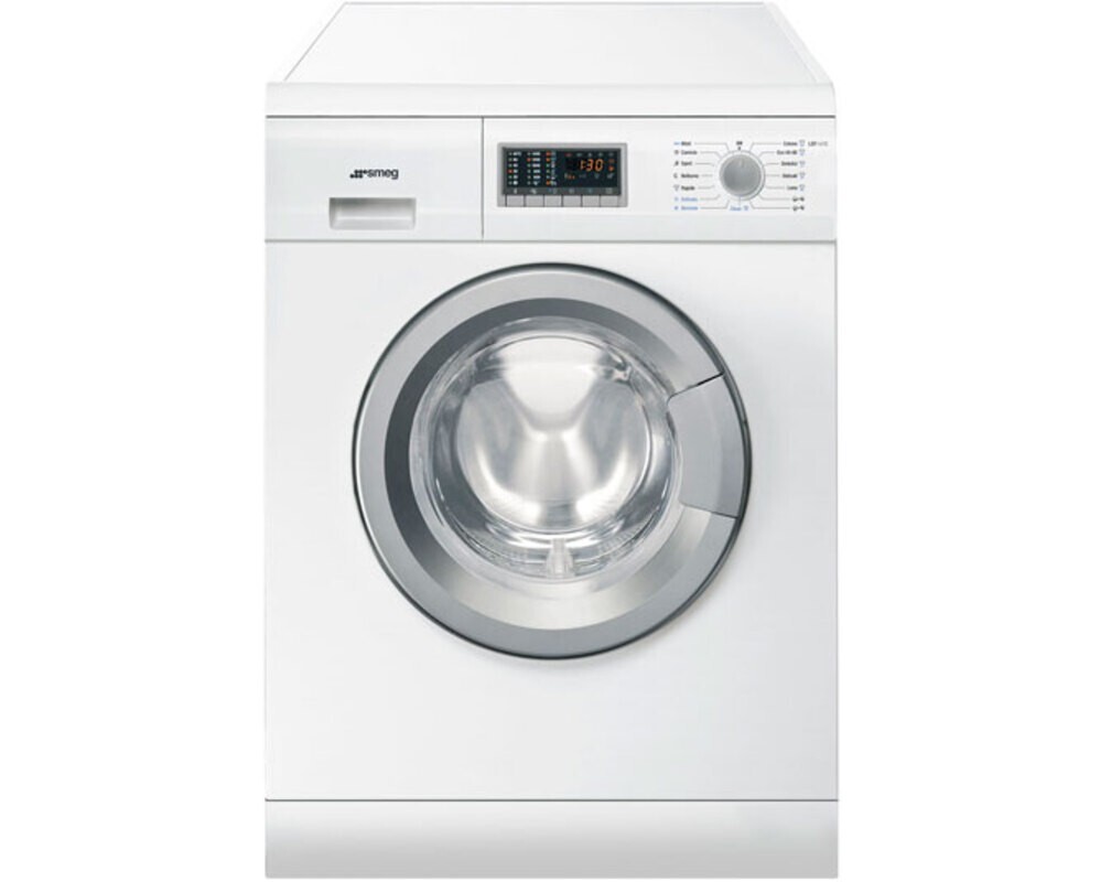 SMEG LSF147E Отдельностоящая стиральная машина с сушкой, 60 см, цвет белый.