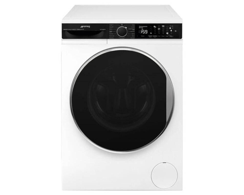 SMEG WM3T84RU4 Отдельностоящая стиральная машина, глубина 52,7 см, загрузка 8 кг, цвет белый