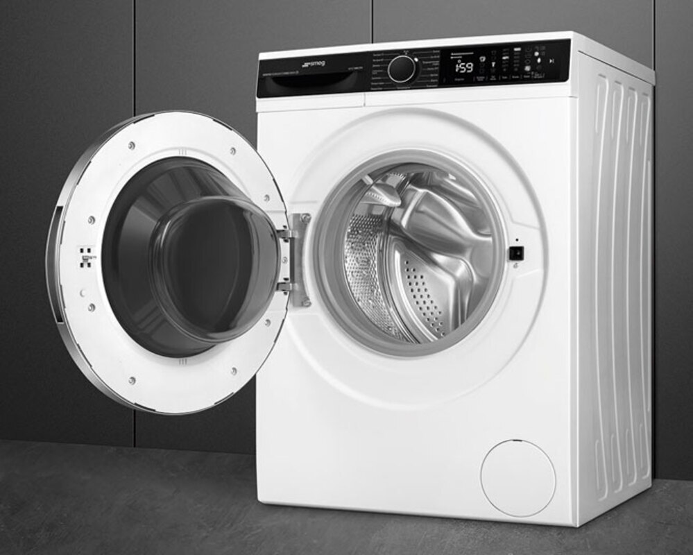 SMEG WM3T60CRU Отдельностоящая узкая стиральная машина, глубина 41,6 см, загрузка 6 кг, цвет белый