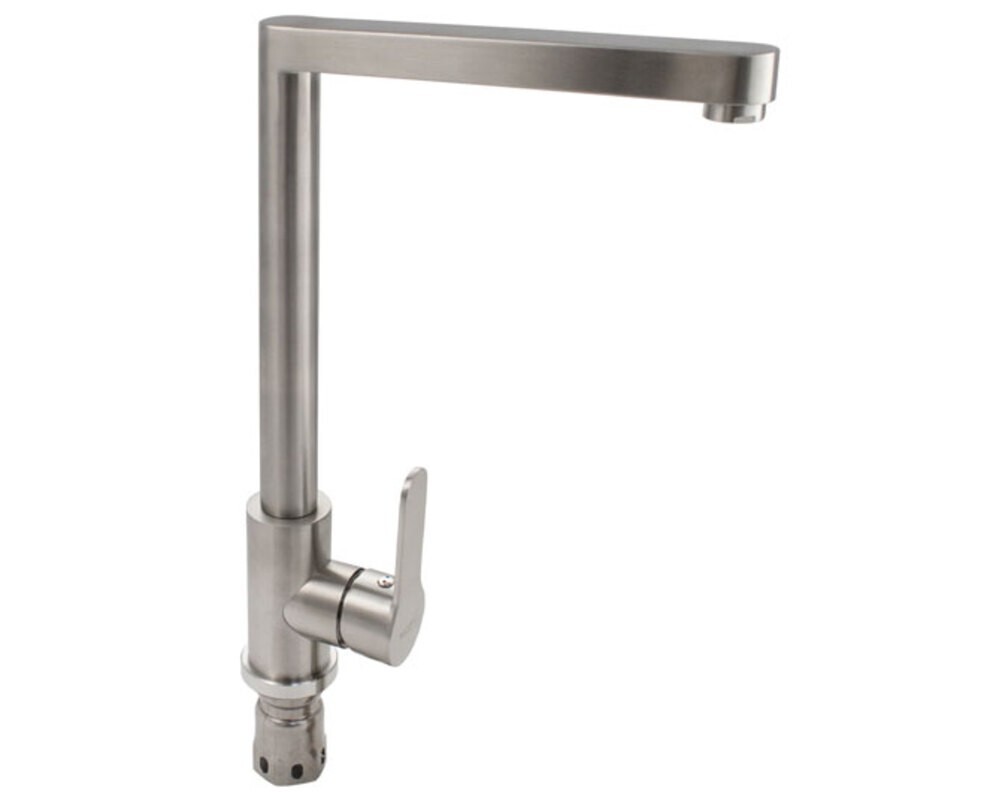 Смеситель MAGNUS 9105 Г-образный излив, из нерж. стали 304